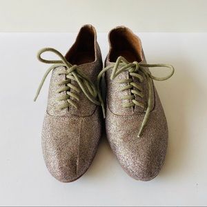 Jeffrey Campbell Multi-Color Glitter Oxfords
